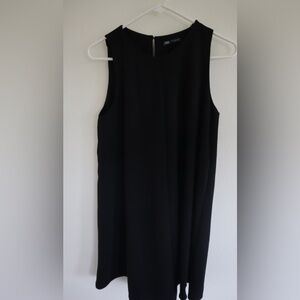 Zara Classic Black Midi Dress